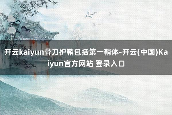 开云kaiyun骨刀护鞘包括第一鞘体-开云(中国)Kaiyun官方网站 登录入口